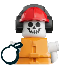 Kopalniowy szkielet z blasterem (kask) (Mine Skeleton Blaster (Hard Hat))