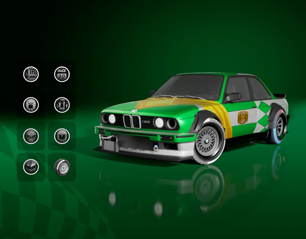 Zestaw BMW E30 + Power Rangers (BMW E30 + Power Rangers Bundle)
