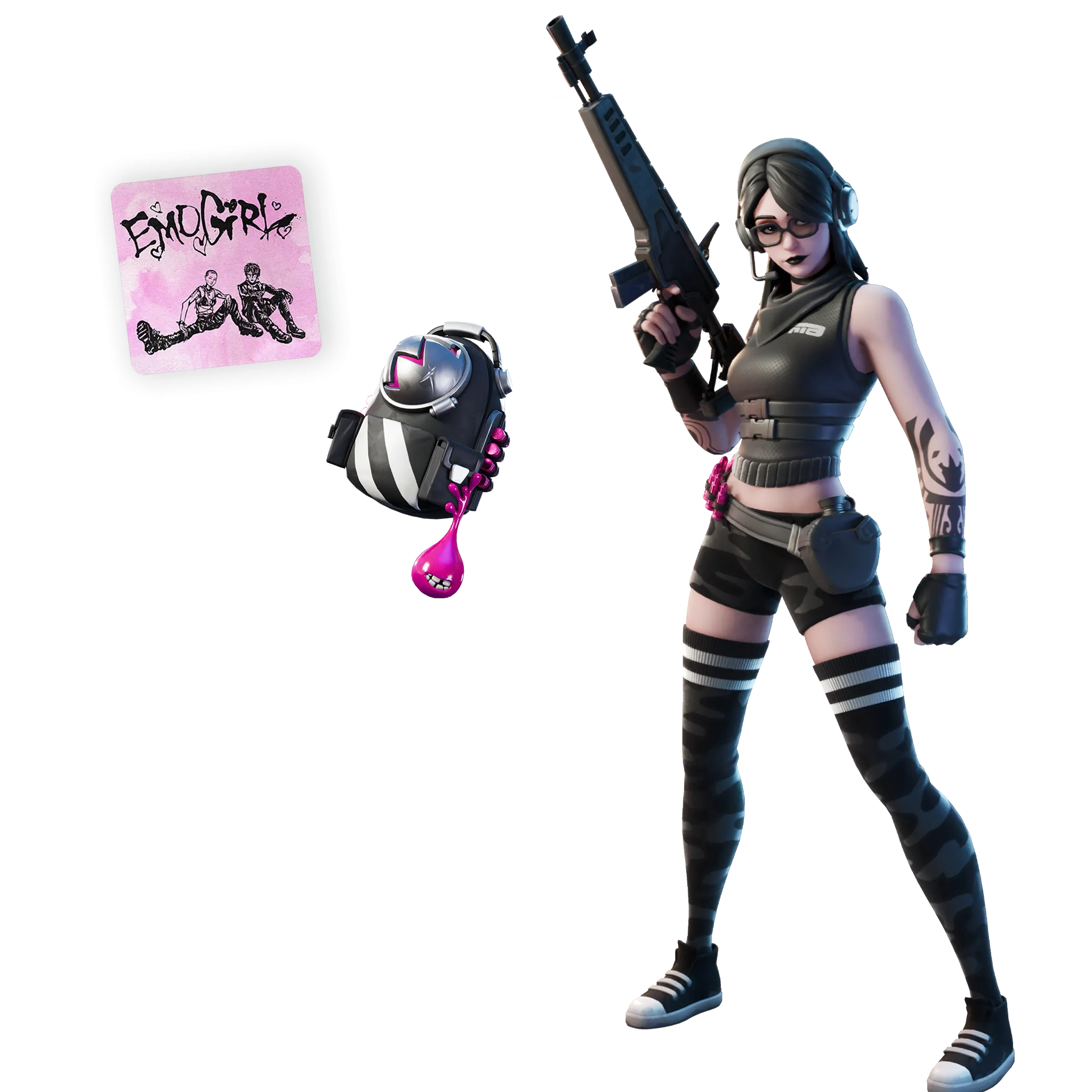 Zestaw emo girl (emo girl Bundle)