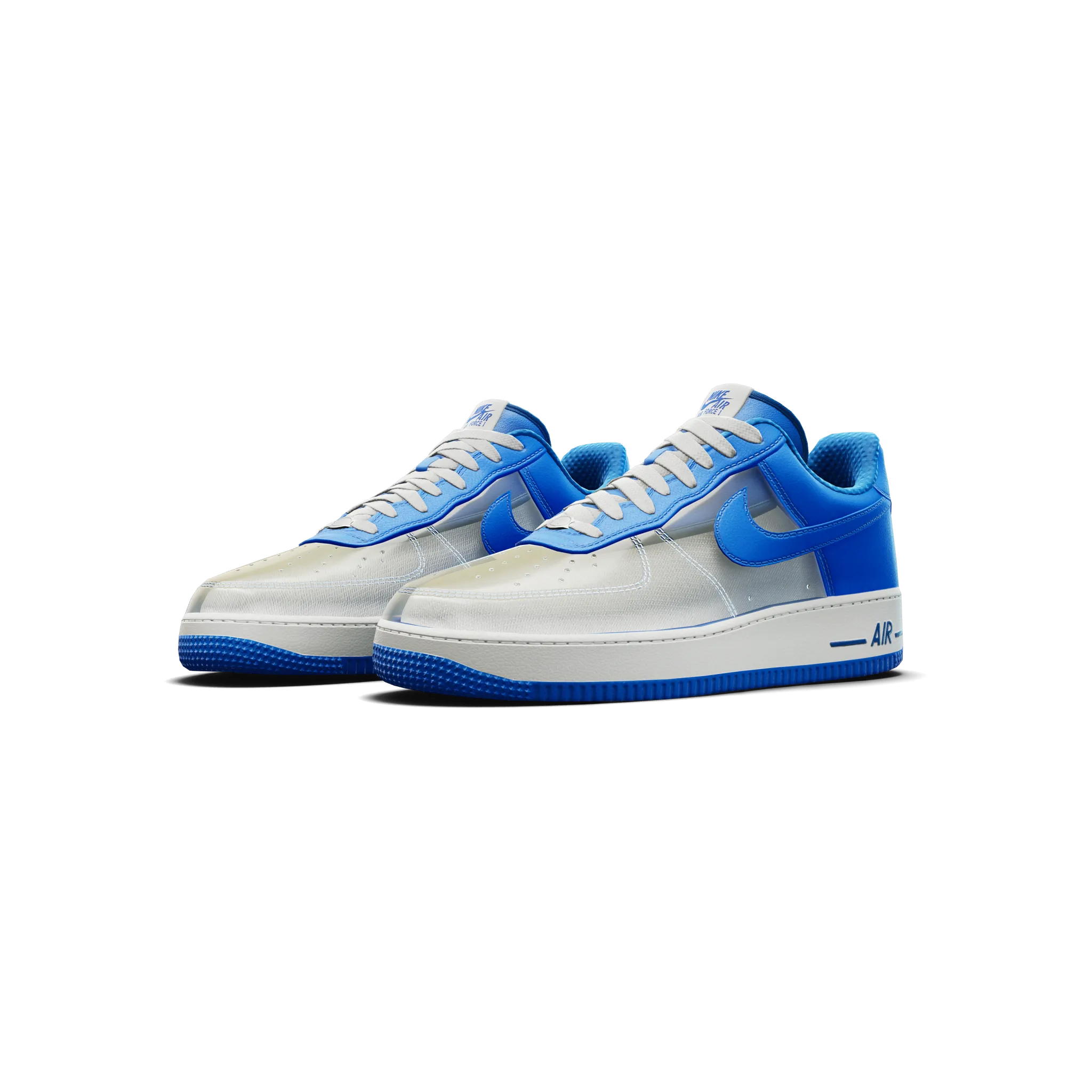 Nike Air Force 1 Clear / Harbor Blue (Nike Air Force 1 Clear/Harbor Blue)