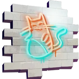 Neonowa kicia (Neon Cat)