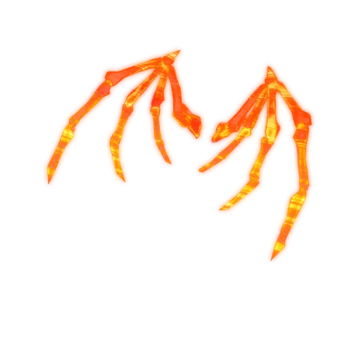 Szkieletowe Skrzydła (Pomarańczowe) (Skeletal Wings (Orange))