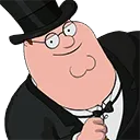 Elegancki Peter Griffin