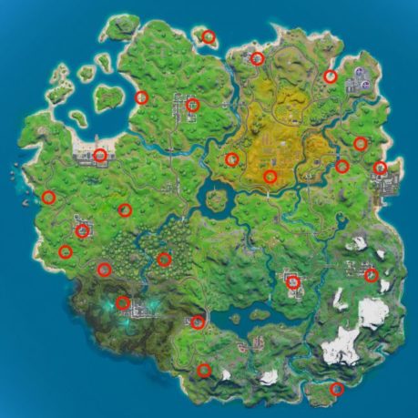 Gdzie można ulepszyć bronie? Mapa z oznaczeniami