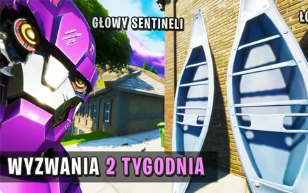 Zatańcz na różnych głowach Sentineli, łodzie na skalistych Skarpach - Wyzwania 2 tygodnia Fortnite